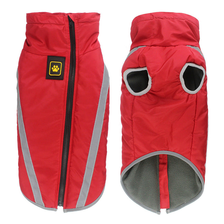 Reflective Warm Padded Pet Winter Jacket: Keeping Your Furry Friend Cozy