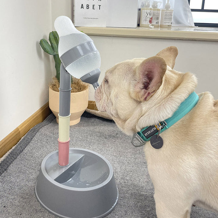 Pet Automatic Adjustable Height Water Dispenser Bowl